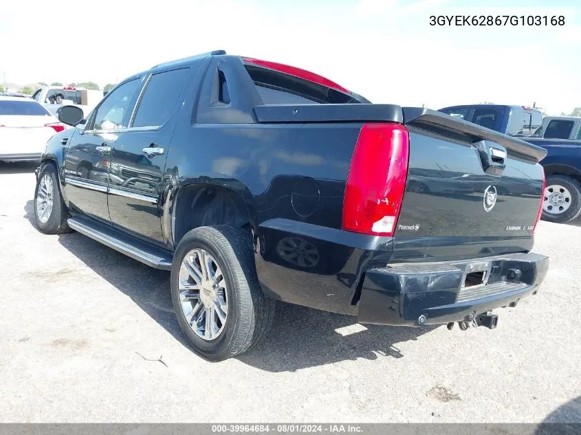 3GYEK62867G103168 2007 Cadillac Escalade Ext Standard