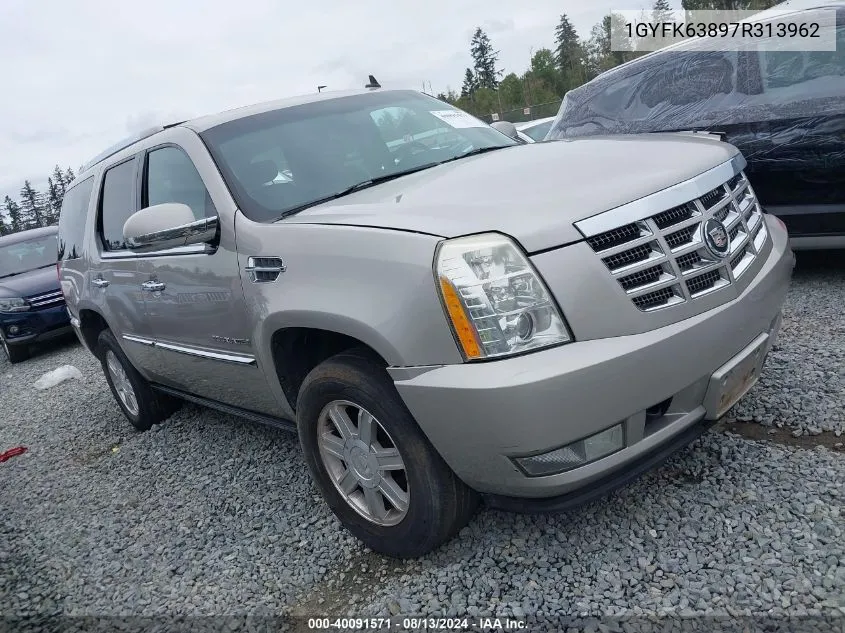 2007 Cadillac Escalade Standard VIN: 1GYFK63897R313962 Lot: 40091571