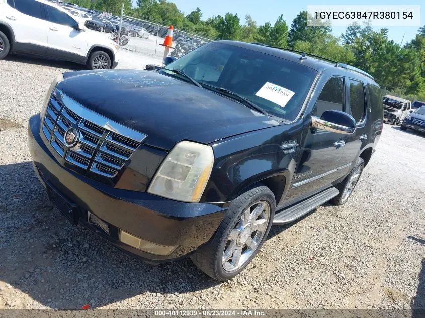 2007 Cadillac Escalade Standard VIN: 1GYEC63847R380154 Lot: 40112939