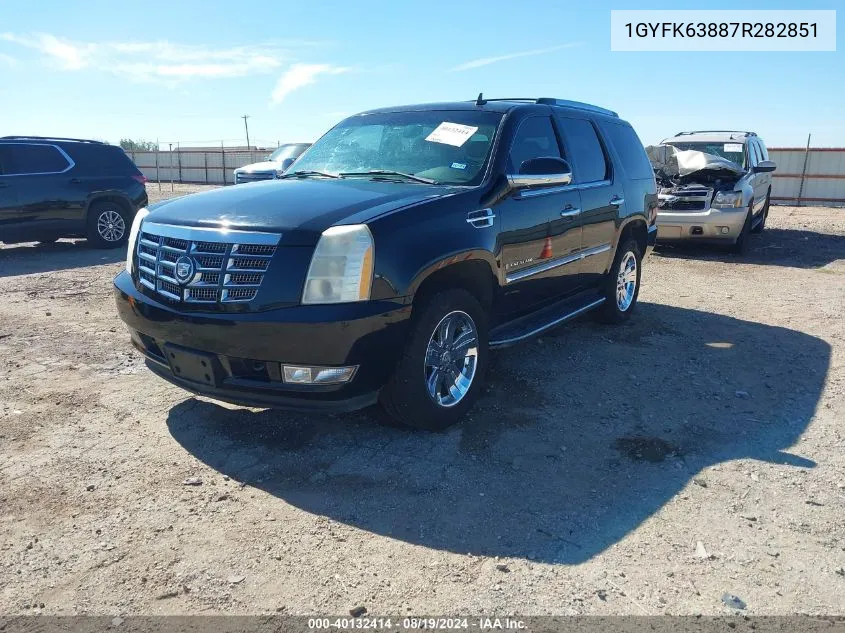 1GYFK63887R282851 2007 Cadillac Escalade Standard