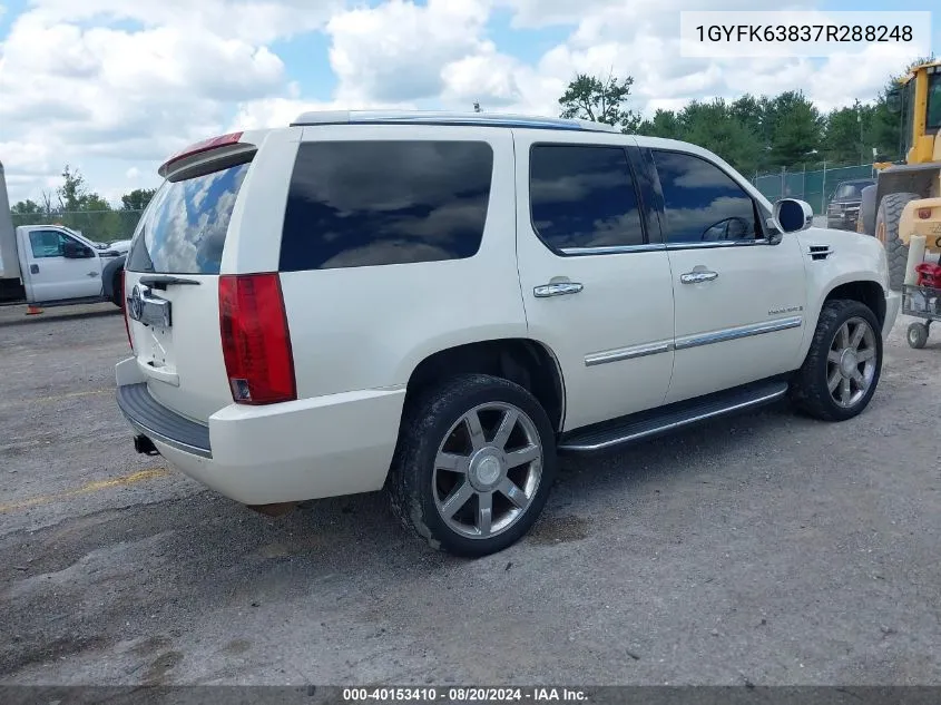 1GYFK63837R288248 2007 Cadillac Escalade Standard