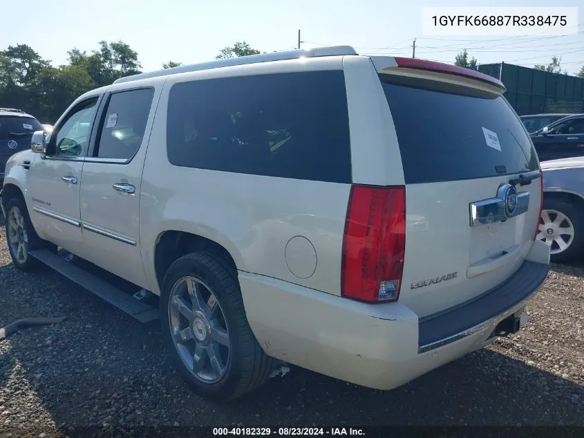 1GYFK66887R338475 2007 Cadillac Escalade Esv Standard