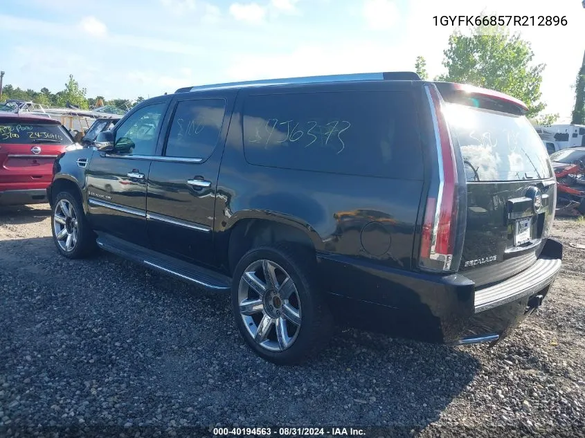 1GYFK66857R212896 2007 Cadillac Escalade Esv Standard