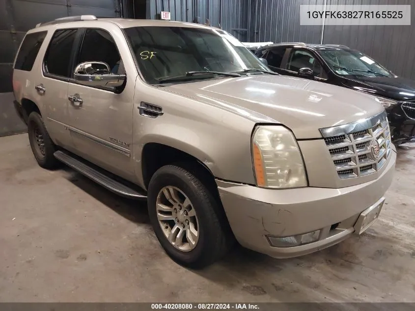 2007 Cadillac Escalade Standard VIN: 1GYFK63827R165525 Lot: 40208080