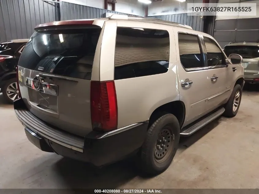 2007 Cadillac Escalade Standard VIN: 1GYFK63827R165525 Lot: 40208080