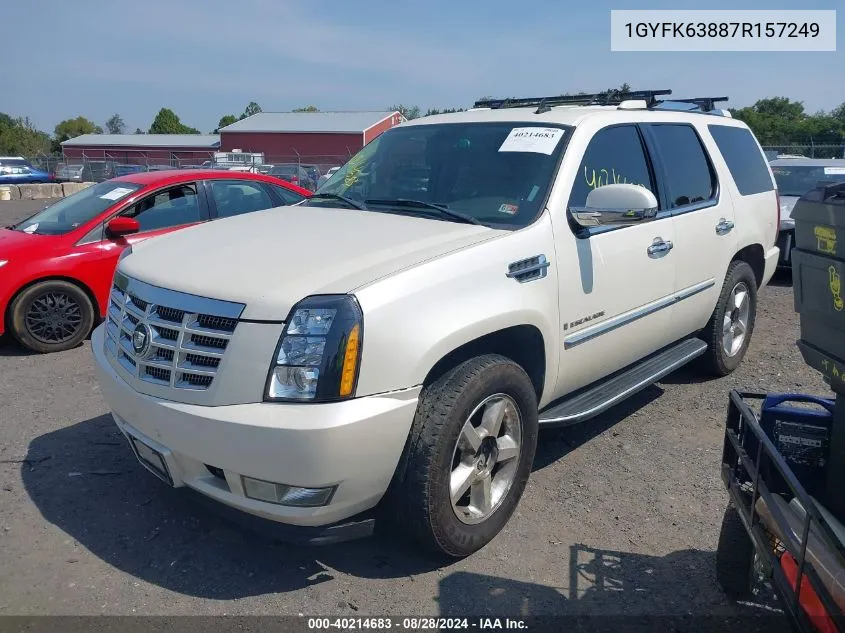 1GYFK63887R157249 2007 Cadillac Escalade Standard