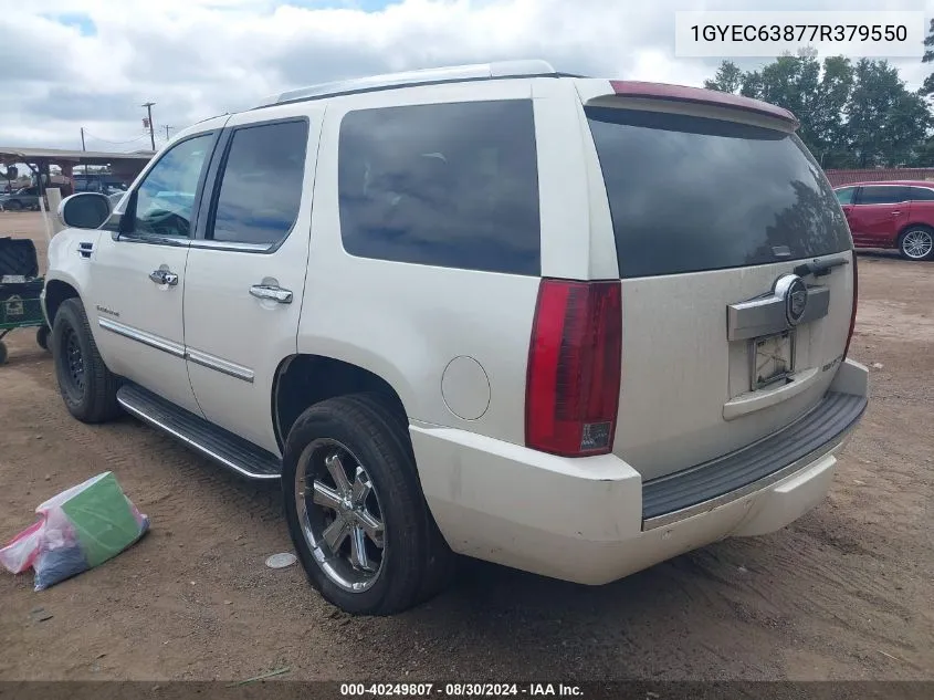 2007 Cadillac Escalade Standard VIN: 1GYEC63877R379550 Lot: 40249807