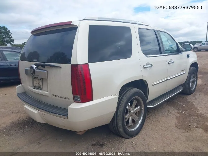 2007 Cadillac Escalade Standard VIN: 1GYEC63877R379550 Lot: 40249807