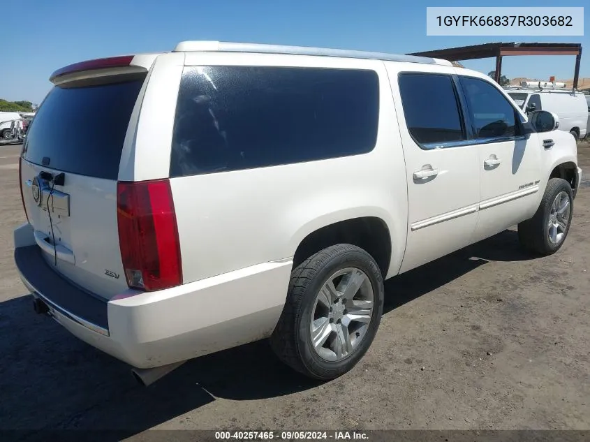 1GYFK66837R303682 2007 Cadillac Escalade Esv Standard