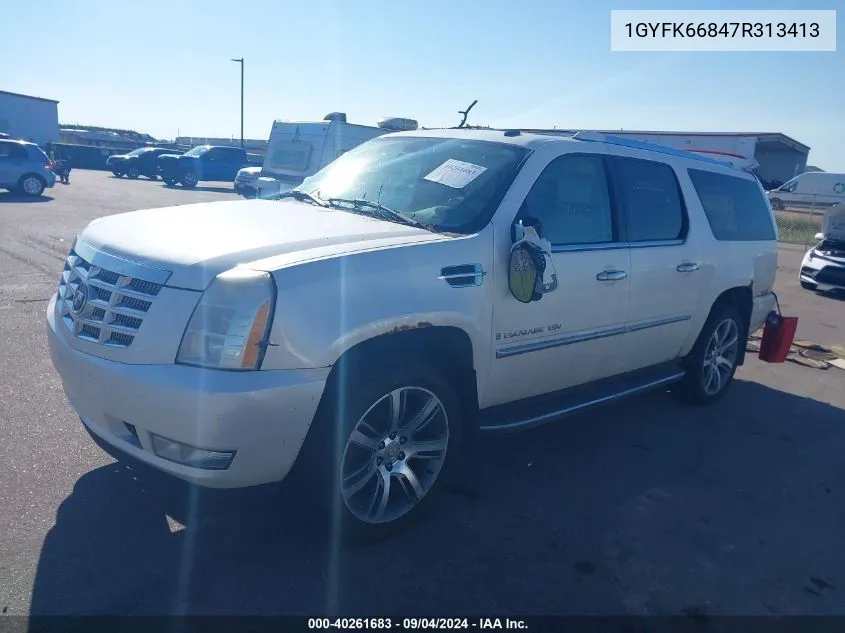 1GYFK66847R313413 2007 Cadillac Escalade Esv Standard