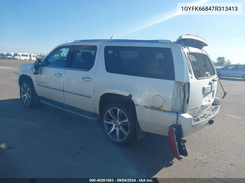 1GYFK66847R313413 2007 Cadillac Escalade Esv Standard