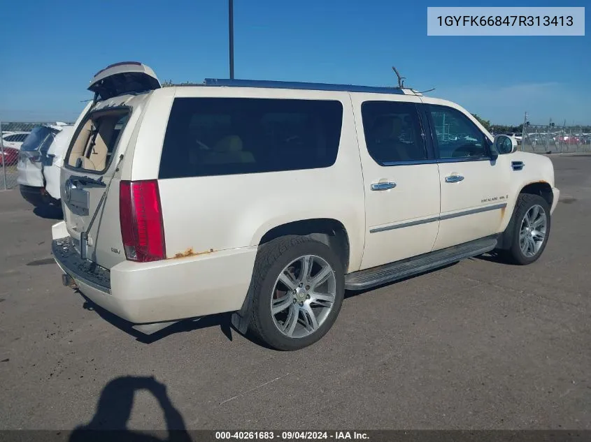 1GYFK66847R313413 2007 Cadillac Escalade Esv Standard