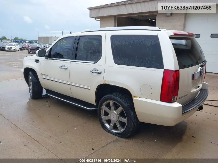 2007 Cadillac Escalade Standard VIN: 1GYFK63857R207458 Lot: 40269716