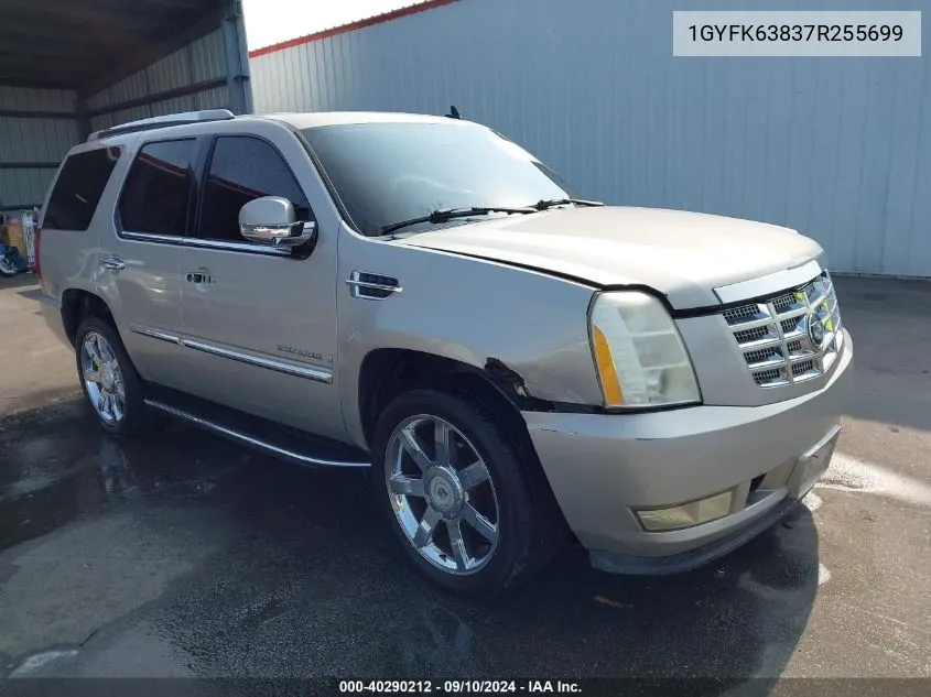 1GYFK63837R255699 2007 Cadillac Escalade Standard