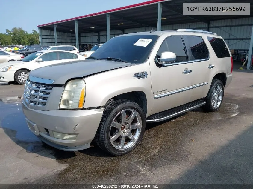 1GYFK63837R255699 2007 Cadillac Escalade Standard