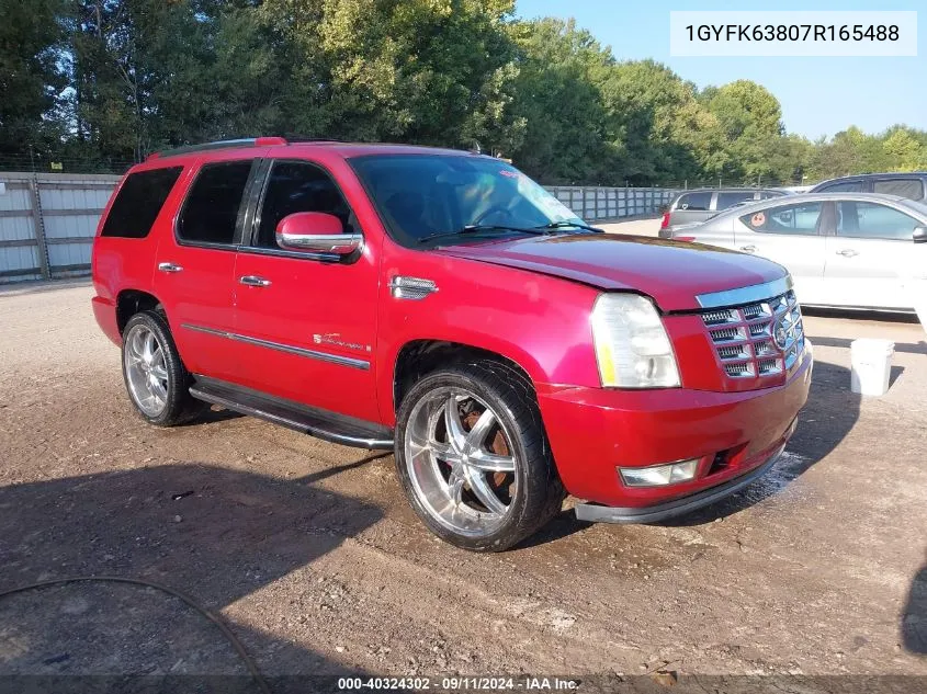 2007 Cadillac Escalade Standard VIN: 1GYFK63807R165488 Lot: 40324302