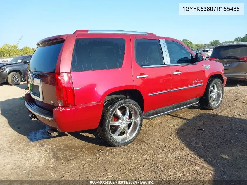 2007 Cadillac Escalade Standard VIN: 1GYFK63807R165488 Lot: 40324302