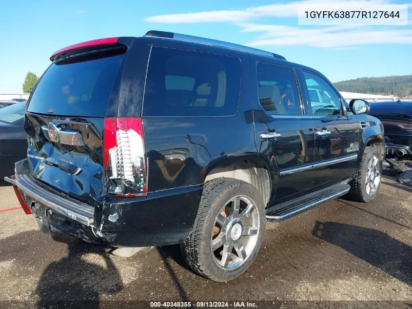 1GYFK63877R127644 2007 Cadillac Escalade Luxury