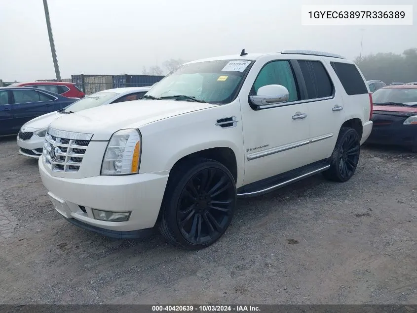 2007 Cadillac Escalade Standard VIN: 1GYEC63897R336389 Lot: 40420639