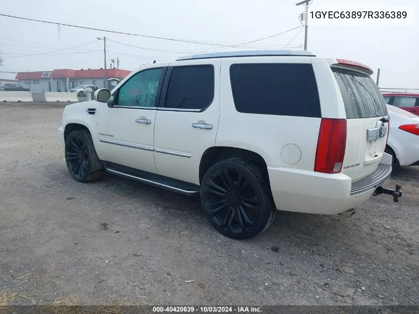 2007 Cadillac Escalade Standard VIN: 1GYEC63897R336389 Lot: 40420639