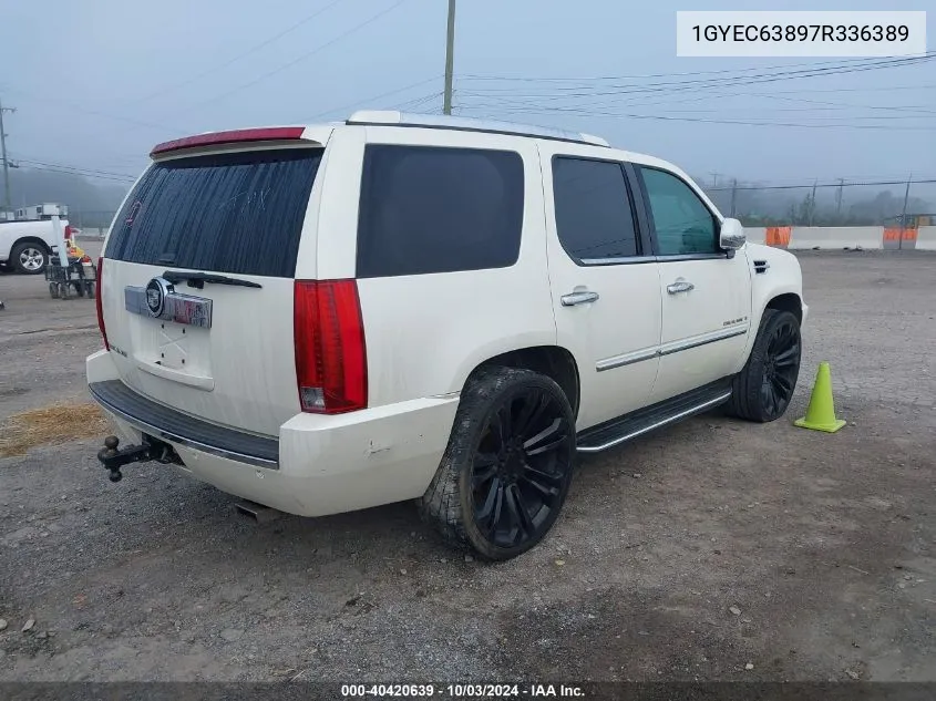 2007 Cadillac Escalade Standard VIN: 1GYEC63897R336389 Lot: 40420639