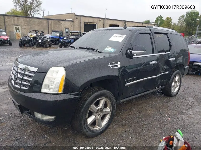 1GYFK63817R309663 2007 Cadillac Escalade Luxury