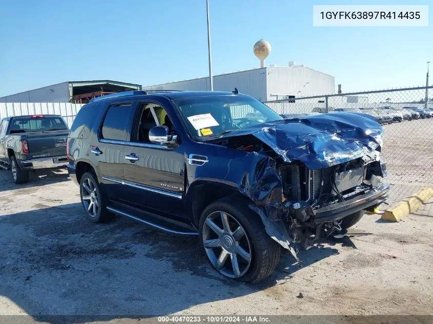 2007 Cadillac Escalade Standard VIN: 1GYFK63897R414435 Lot: 40470233