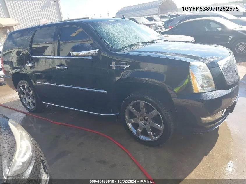 2007 Cadillac Escalade Standard VIN: 1GYFK63897R262575 Lot: 40498610