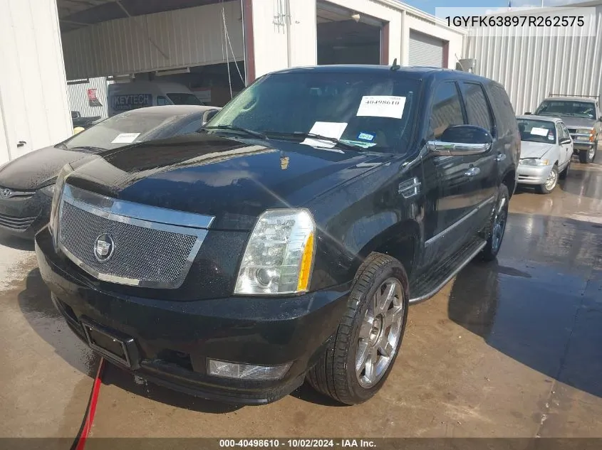 2007 Cadillac Escalade Standard VIN: 1GYFK63897R262575 Lot: 40498610