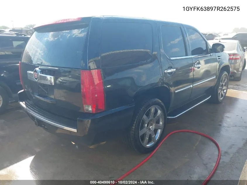 2007 Cadillac Escalade Standard VIN: 1GYFK63897R262575 Lot: 40498610