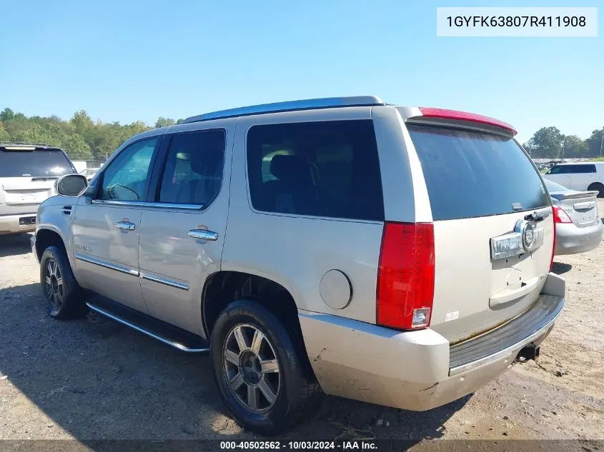 1GYFK63807R411908 2007 Cadillac Escalade Standard