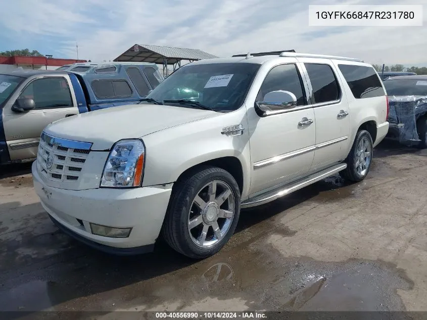 1GYFK66847R231780 2007 Cadillac Escalade Esv Standard