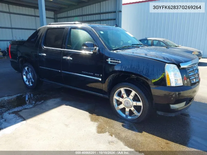 2007 Cadillac Escalade Ext Standard VIN: 3GYFK62837G269264 Lot: 40565201