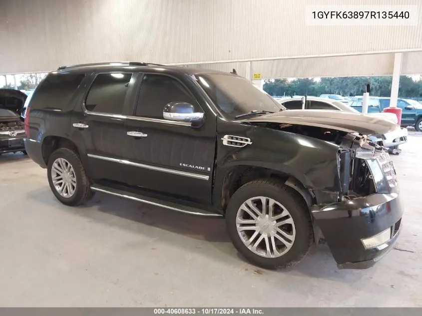 1GYFK63897R135440 2007 Cadillac Escalade Luxury