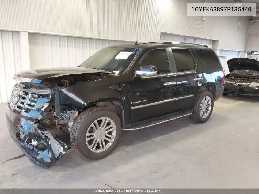 1GYFK63897R135440 2007 Cadillac Escalade Luxury