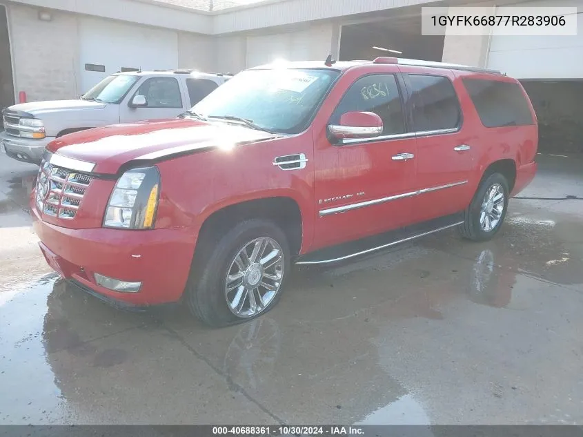 2007 Cadillac Escalade Esv Standard VIN: 1GYFK66877R283906 Lot: 40688361