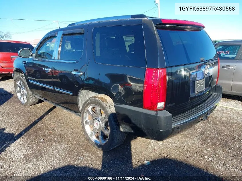 2007 Cadillac Escalade Standard VIN: 1GYFK63897R430568 Lot: 40690166