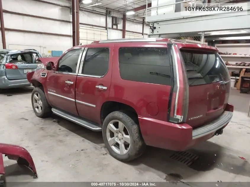 2007 Cadillac Escalade Standard VIN: 1GYFK638X7R284696 Lot: 40717075