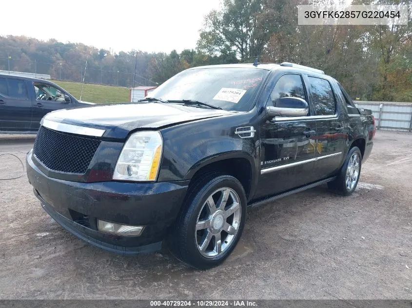 2007 Cadillac Escalade Ext Standard VIN: 3GYFK62857G220454 Lot: 40729204