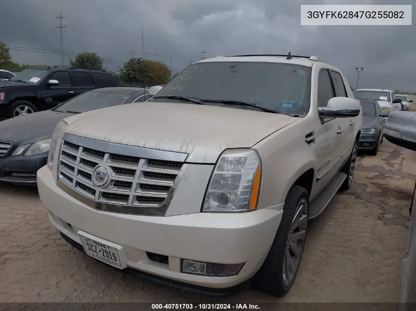 2007 Cadillac Escalade Ext Standard VIN: 3GYFK62847G255082 Lot: 40751703