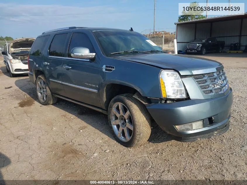 2008 Cadillac Escalade Standard VIN: 1GYEC63848R144539 Lot: 40048613