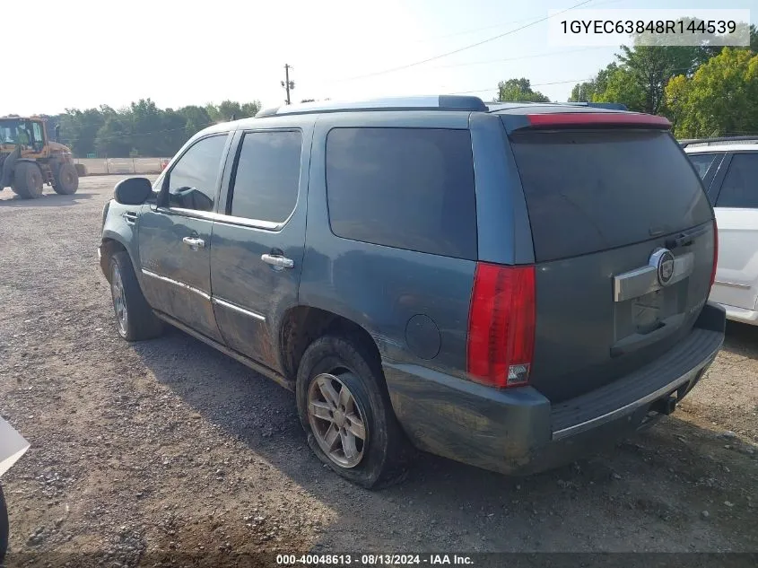 2008 Cadillac Escalade Standard VIN: 1GYEC63848R144539 Lot: 40048613