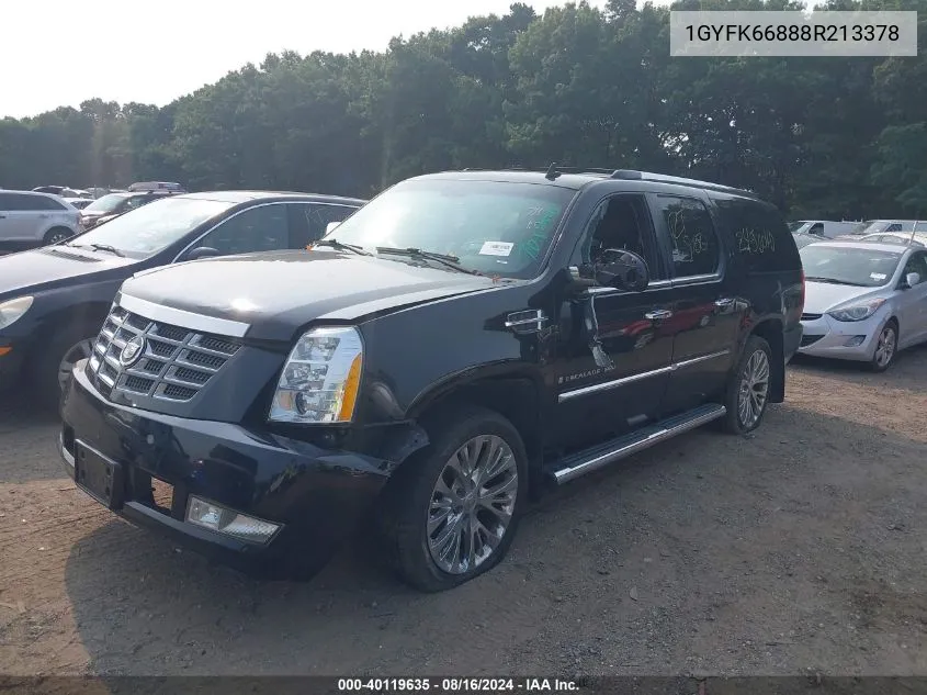 1GYFK66888R213378 2008 Cadillac Escalade Esv Standard