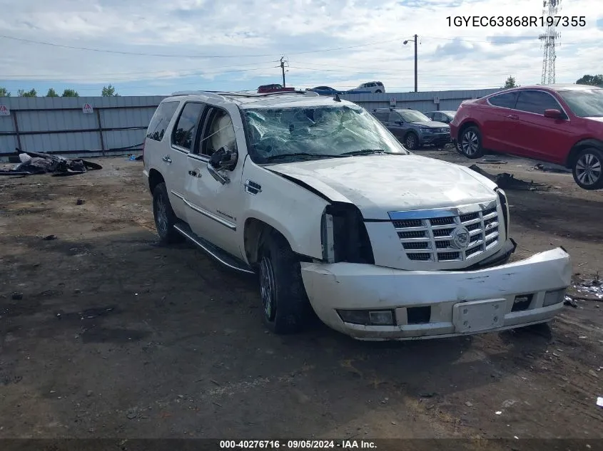 2008 Cadillac Escalade Standard VIN: 1GYEC63868R197355 Lot: 40276716