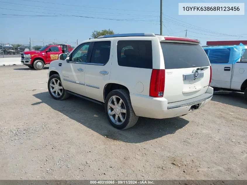 1GYFK63868R123456 2008 Cadillac Escalade Standard