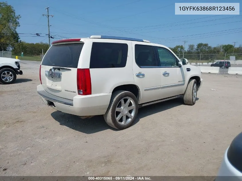 1GYFK63868R123456 2008 Cadillac Escalade Standard