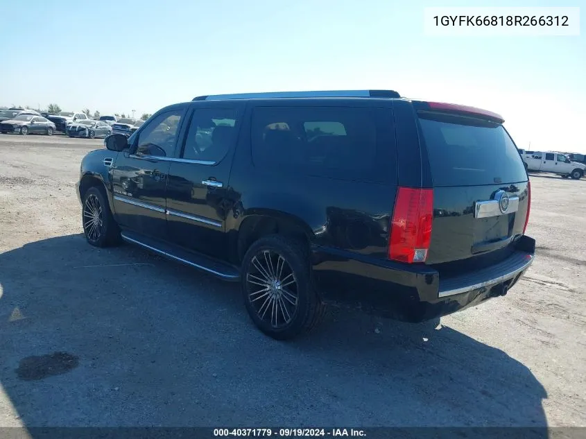 1GYFK66818R266312 2008 Cadillac Escalade Esv Standard