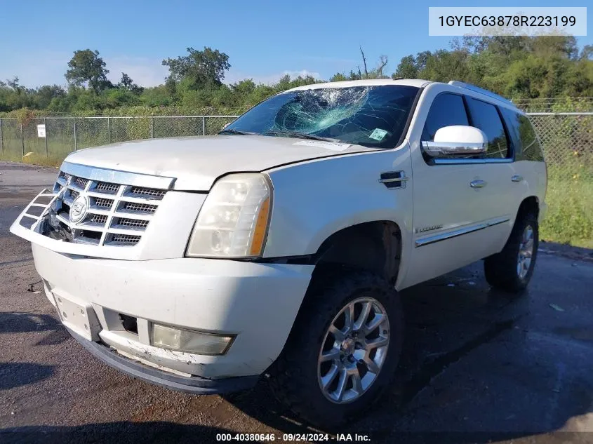 1GYEC63878R223199 2008 Cadillac Escalade Luxury