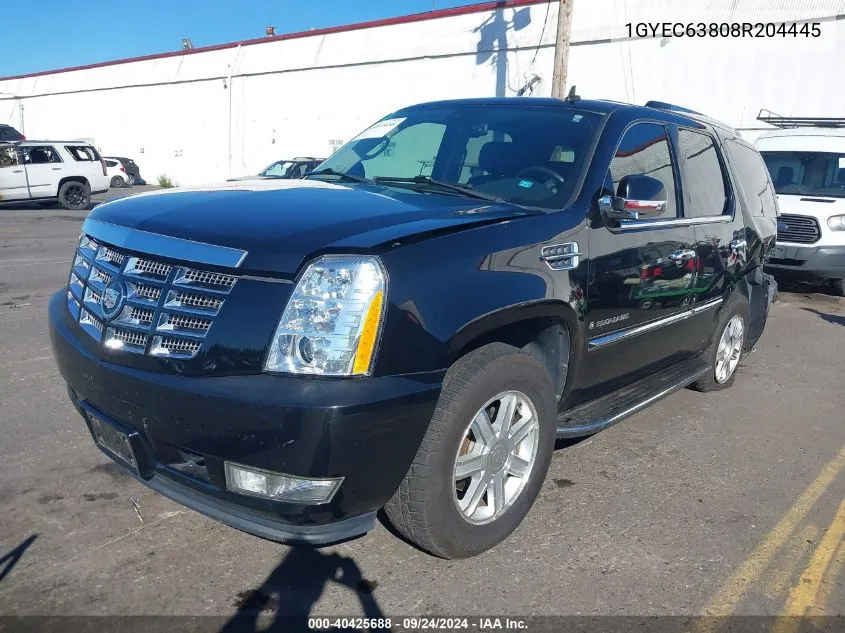 2008 Cadillac Escalade Standard VIN: 1GYEC63808R204445 Lot: 40425688