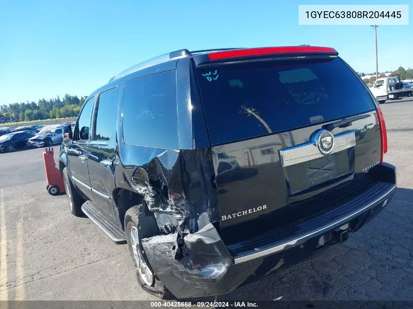 2008 Cadillac Escalade Standard VIN: 1GYEC63808R204445 Lot: 40425688